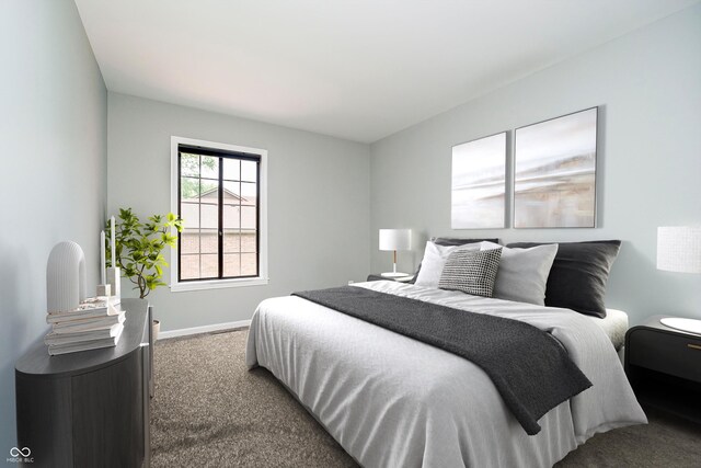 3852 Knollton Rd Unit 3852, Indianapolis, IN 46228 - carpeted bedroom with baseboards