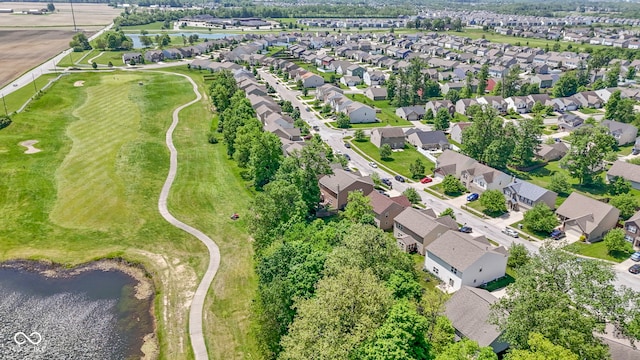 5145 Greenside Dr, Indianapolis, IN 46235 - aerial view of property's location with a nearby body of water and nearby suburban area