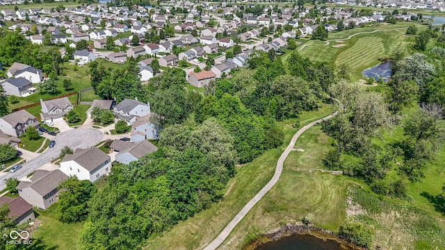 5145 Greenside Dr, Indianapolis, IN 46235 - view of property location featuring nearby suburban area, a nearby body of water, and a local golf course