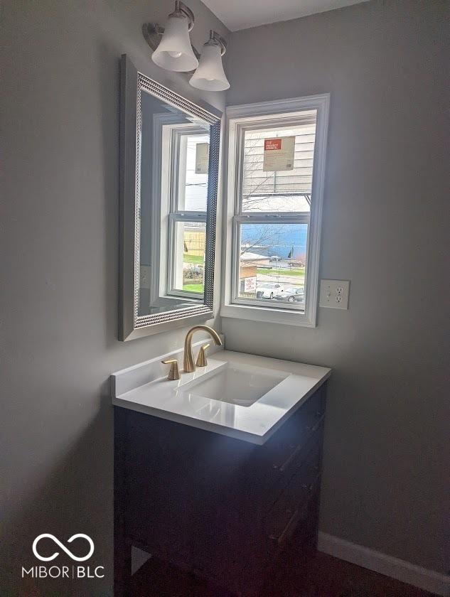 2968 N Arsenal Ave, Indianapolis, IN 46218 - bathroom with vanity