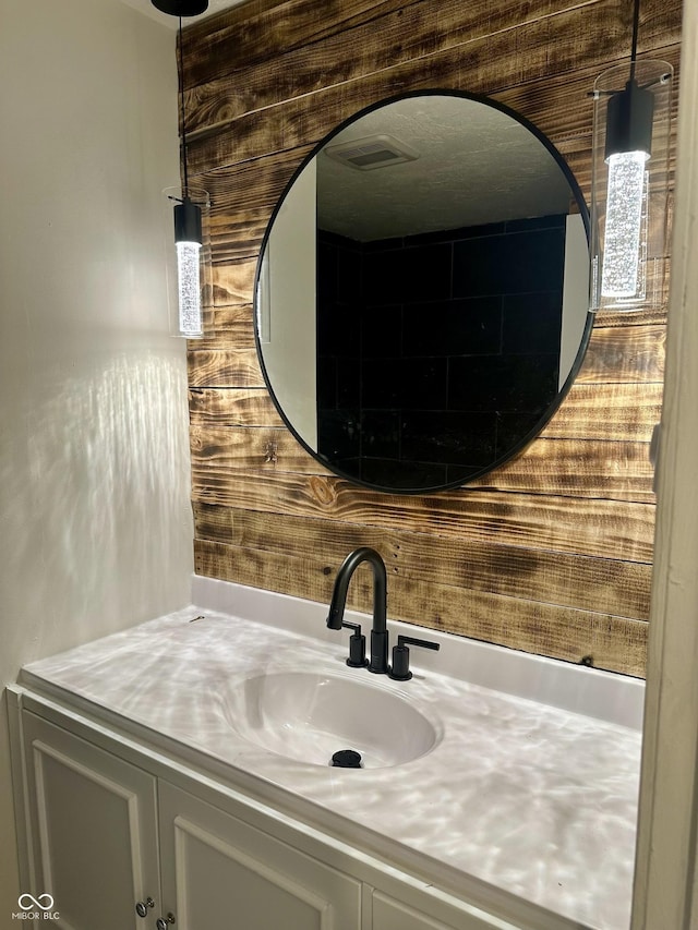 1328 N 300 E, Anderson, IN 46012 - bathroom featuring vanity and backsplash