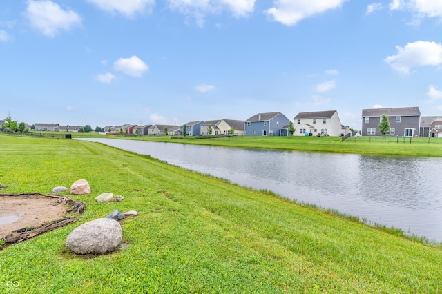 10731 Jimmy Lake Dr, Indianapolis, IN 46239 - water view with nearby suburban area