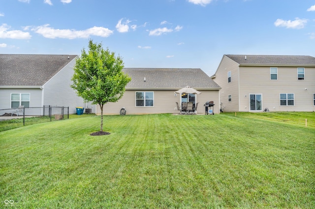 10731 Jimmy Lake Dr, Indianapolis, IN 46239 - rear view of house featuring a patio