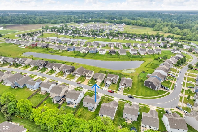 10731 Jimmy Lake Dr, Indianapolis, IN 46239 - aerial view of property's location featuring nearby suburban area and a nearby body of water