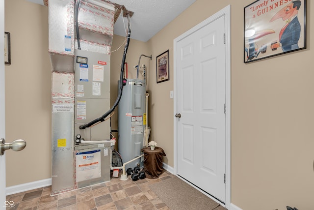 10731 Jimmy Lake Dr, Indianapolis, IN 46239 - utility room featuring electric water heater