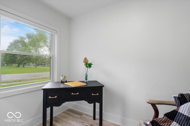 450 Historic Pleasant St, Noblesville, IN 46060 - office space featuring light wood-type flooring and baseboards