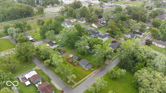 450 Historic Pleasant St, Noblesville, IN 46060 - aerial view of property and surrounding area featuring nearby suburban area
