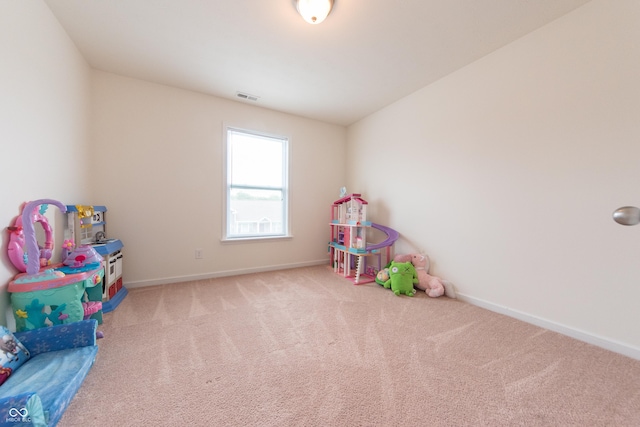 4712 Clairmont Dr, Columbus, IN 47203 - recreation room featuring carpet and baseboards