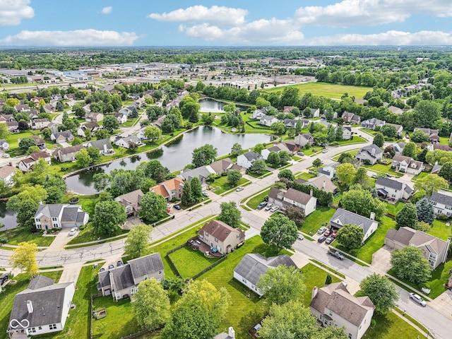 7970 Cobblesprings Dr, Avon, IN 46123 - aerial view of residential area with a nearby body of water