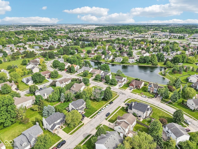 7970 Cobblesprings Dr, Avon, IN 46123 - aerial perspective of suburban area with a large body of water