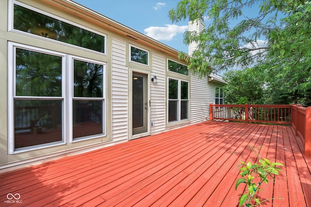 7970 Cobblesprings Dr, Avon, IN 46123 - view of wooden deck
