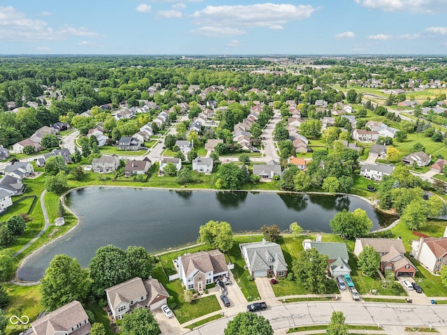 7970 Cobblesprings Dr, Avon, IN 46123 - aerial perspective of suburban area featuring a nearby body of water