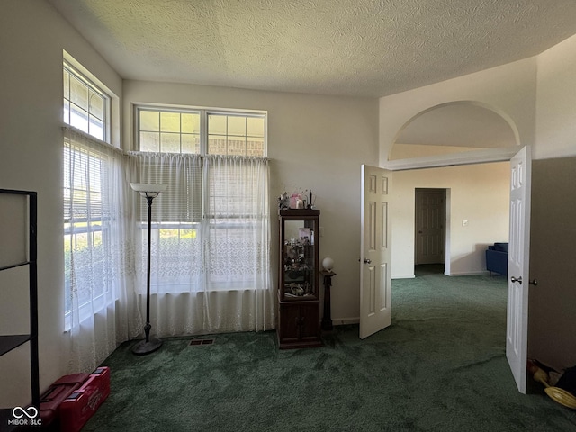 7970 Cobblesprings Dr, Avon, IN 46123 - spare room featuring carpet flooring and a textured ceiling