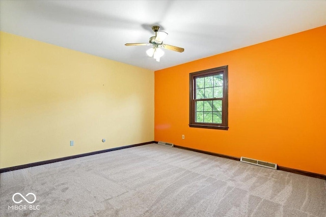 659 Carson Ct, Carmel, IN 46033 - carpeted spare room featuring a ceiling fan and baseboards