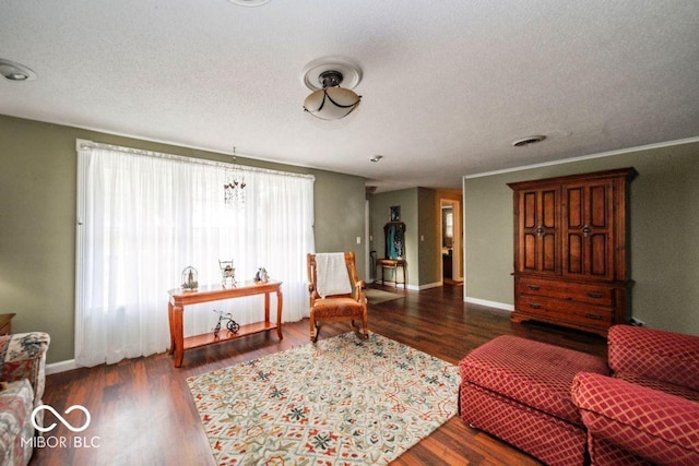 17310 N Willman Rd, Eaton, IN 47338 - sitting room with baseboards and wood finished floors