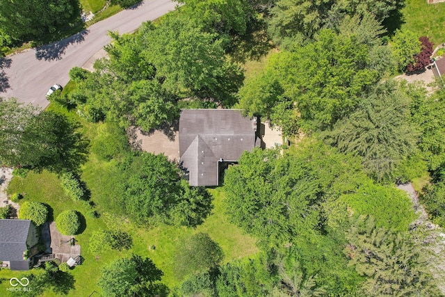 9240 E Woodview Dr, Bloomington, IN 47401 - view from above of property