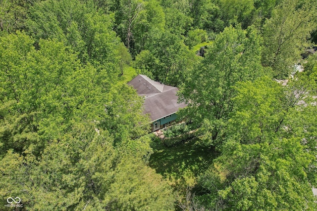 9240 E Woodview Dr, Bloomington, IN 47401 - view of subject property with a forest