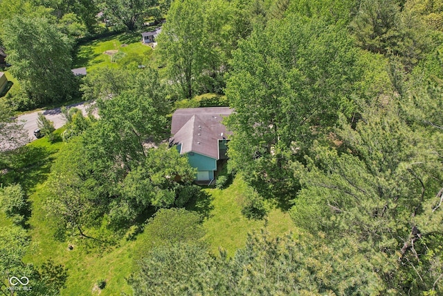 9240 E Woodview Dr, Bloomington, IN 47401 - view from above of property