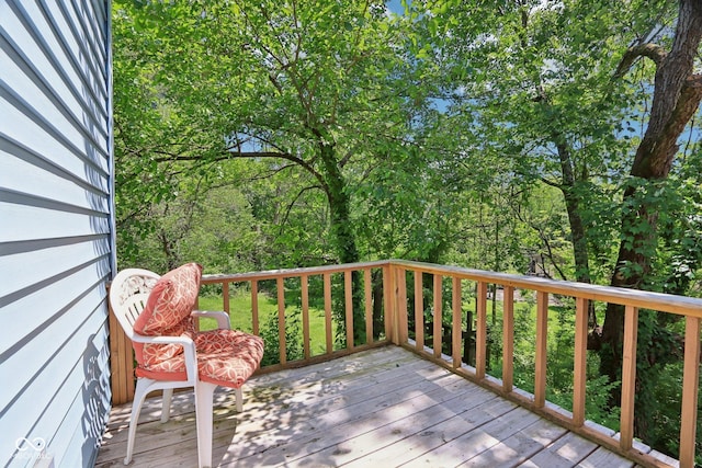 9240 E Woodview Dr, Bloomington, IN 47401 - view of deck