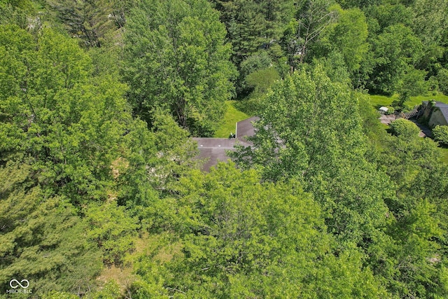 9240 E Woodview Dr, Bloomington, IN 47401 - view of subject property featuring a heavily wooded area