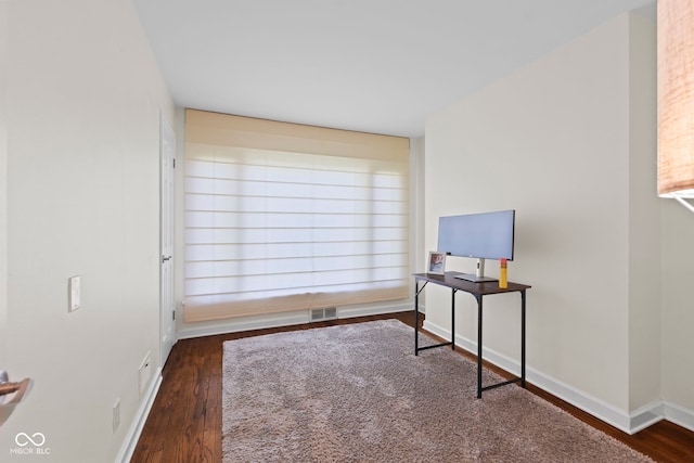 909 E Markwood Ave, Indianapolis, IN 46227 - office featuring wood finished floors and baseboards