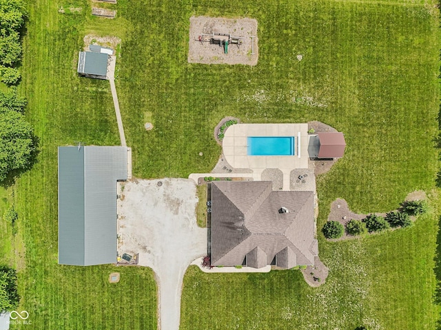 2825 S State Road 267, Plainfield, IN 46168 - bird's eye view of a pool