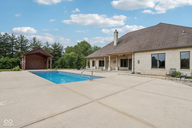 2825 S State Road 267, Plainfield, IN 46168 - outdoor pool featuring a patio area