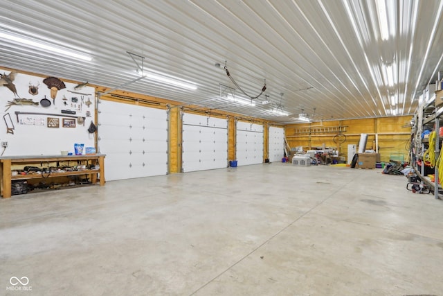 2825 S State Road 267, Plainfield, IN 46168 - garage featuring a workshop area