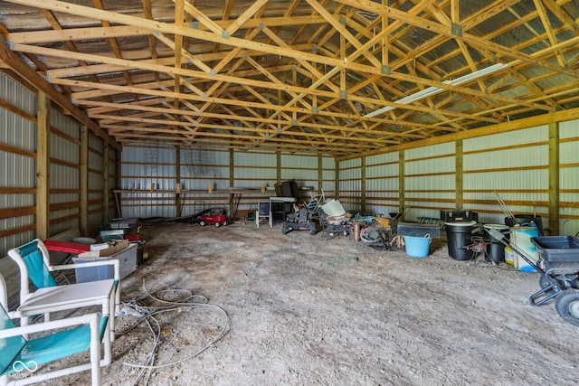 2825 S State Road 267, Plainfield, IN 46168 - garage featuring metal wall