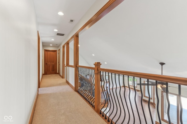 2825 S State Road 267, Plainfield, IN 46168 - corridor with carpet, baseboards, and recessed lighting