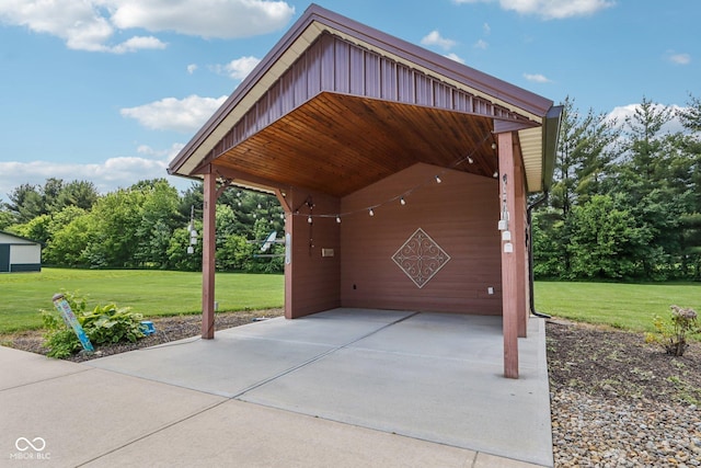2825 S State Road 267, Plainfield, IN 46168 - view of patio / terrace featuring an outdoor structure