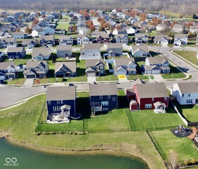 1880 Explorer Ct, Franklin, IN 46131 - view of property location with a nearby body of water and nearby suburban area