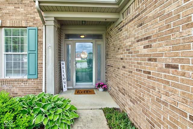 7452 Lace Bark Ct, Avon, IN 46123 - doorway to property featuring brick siding