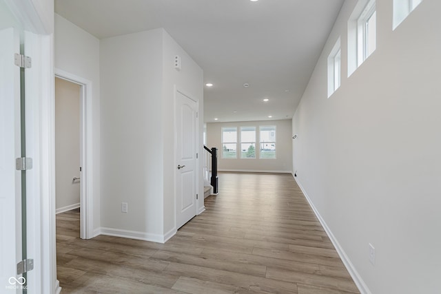 2705 Penn Ave, Plainfield, IN 46168 - hall with light wood finished floors and recessed lighting