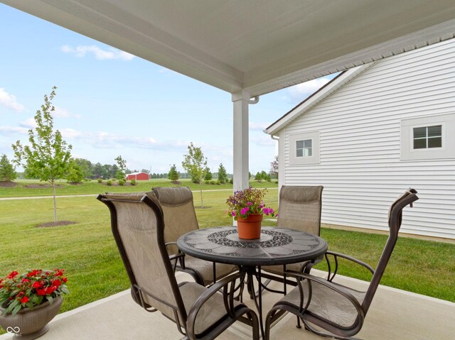 19657 Astoria Ave, Sheridan, IN 46069 - view of patio featuring outdoor dining space