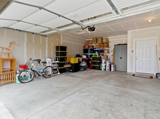 19657 Astoria Ave, Sheridan, IN 46069 - garage with a garage door opener