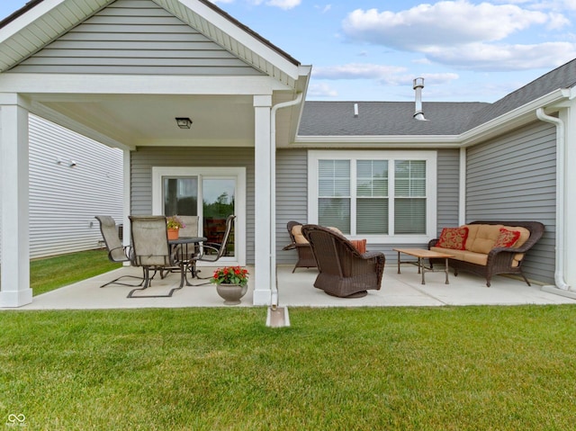 19657 Astoria Ave, Sheridan, IN 46069 - view of patio / terrace featuring an outdoor hangout area