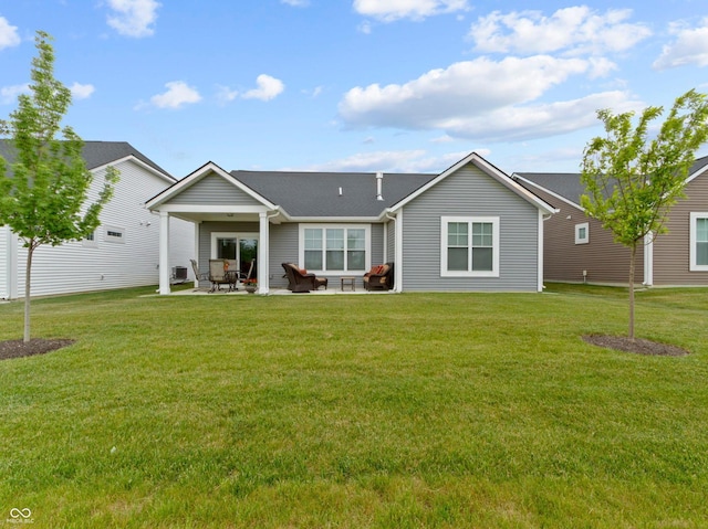 19657 Astoria Ave, Sheridan, IN 46069 - rear view of house featuring a patio area and a yard