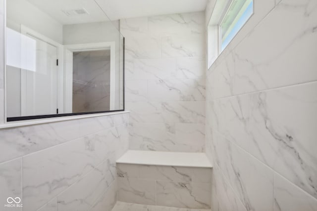2693 Penn Ave, Plainfield, IN 46168 - bathroom featuring a marble finish shower