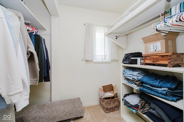 4232 Linden Ln, Anderson, IN 46011 - walk in closet with carpet flooring