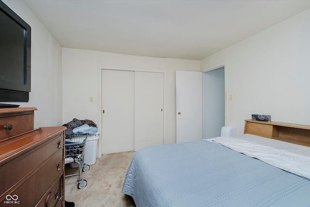 4232 Linden Ln, Anderson, IN 46011 - bedroom featuring light carpet and a closet
