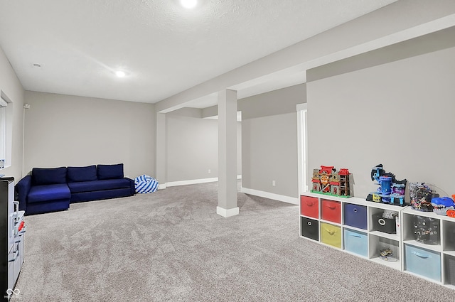 8266 Glacier Ridge Dr, Fishers, IN 46038 - game room with carpet flooring and baseboards