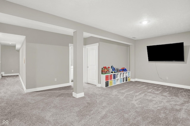 8266 Glacier Ridge Dr, Fishers, IN 46038 - basement featuring carpet and baseboards