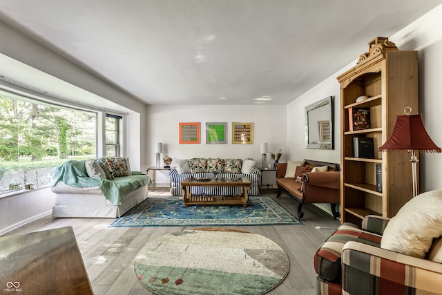 6220 Spring Mill Rd, Indianapolis, IN 46260 - living room with wood finished floors