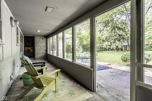 6220 Spring Mill Rd, Indianapolis, IN 46260 - sunroom / solarium featuring healthy amount of natural light
