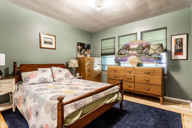 6220 Spring Mill Rd, Indianapolis, IN 46260 - bedroom with light wood-style floors