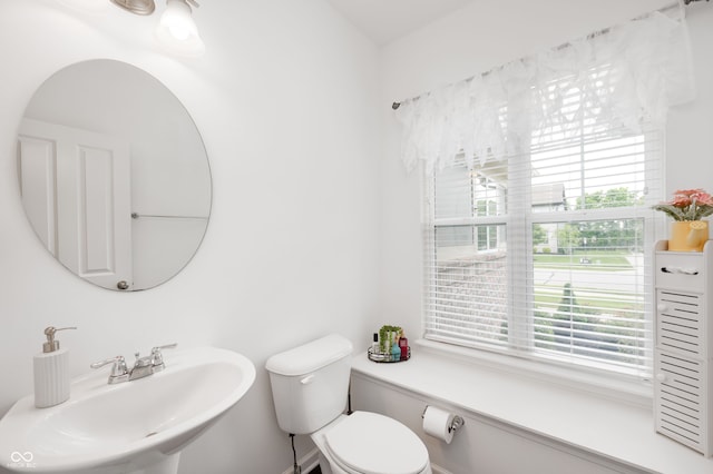 15580 Garrano Ln, Fishers, IN 46040 - half bathroom with a sink and toilet