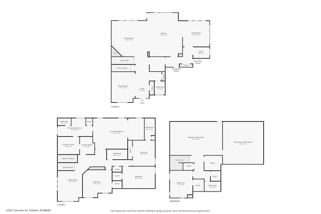 15580 Garrano Ln, Fishers, IN 46040 - home floor plan
