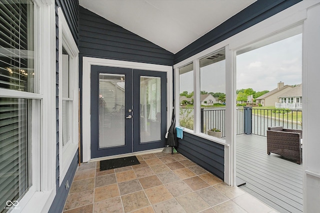 7838 Chesapeake Dr E, Indianapolis, IN 46236 - view of exterior entry with french doors and a water view