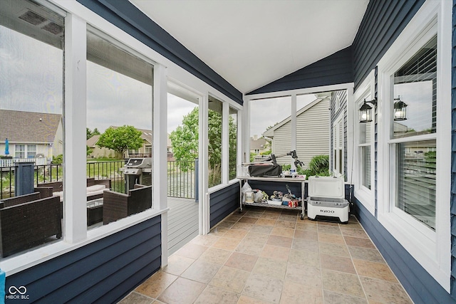 7838 Chesapeake Dr E, Indianapolis, IN 46236 - sunroom with vaulted ceiling